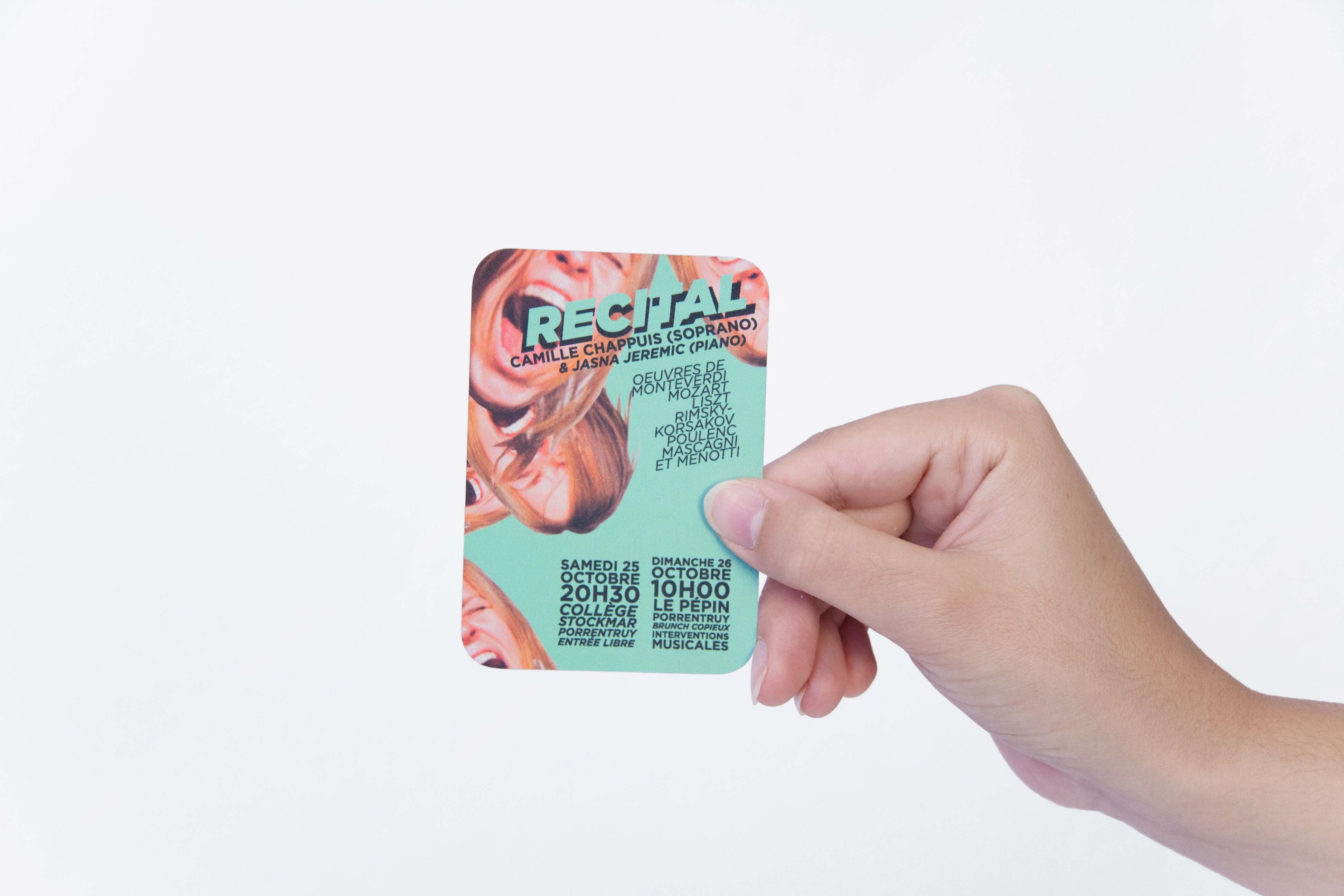 Récital à deux voies et piano - Camille Chappuis soprano - Céline Conus soprano - Jasna Jeremic piano - graphisme arnaud chappuis