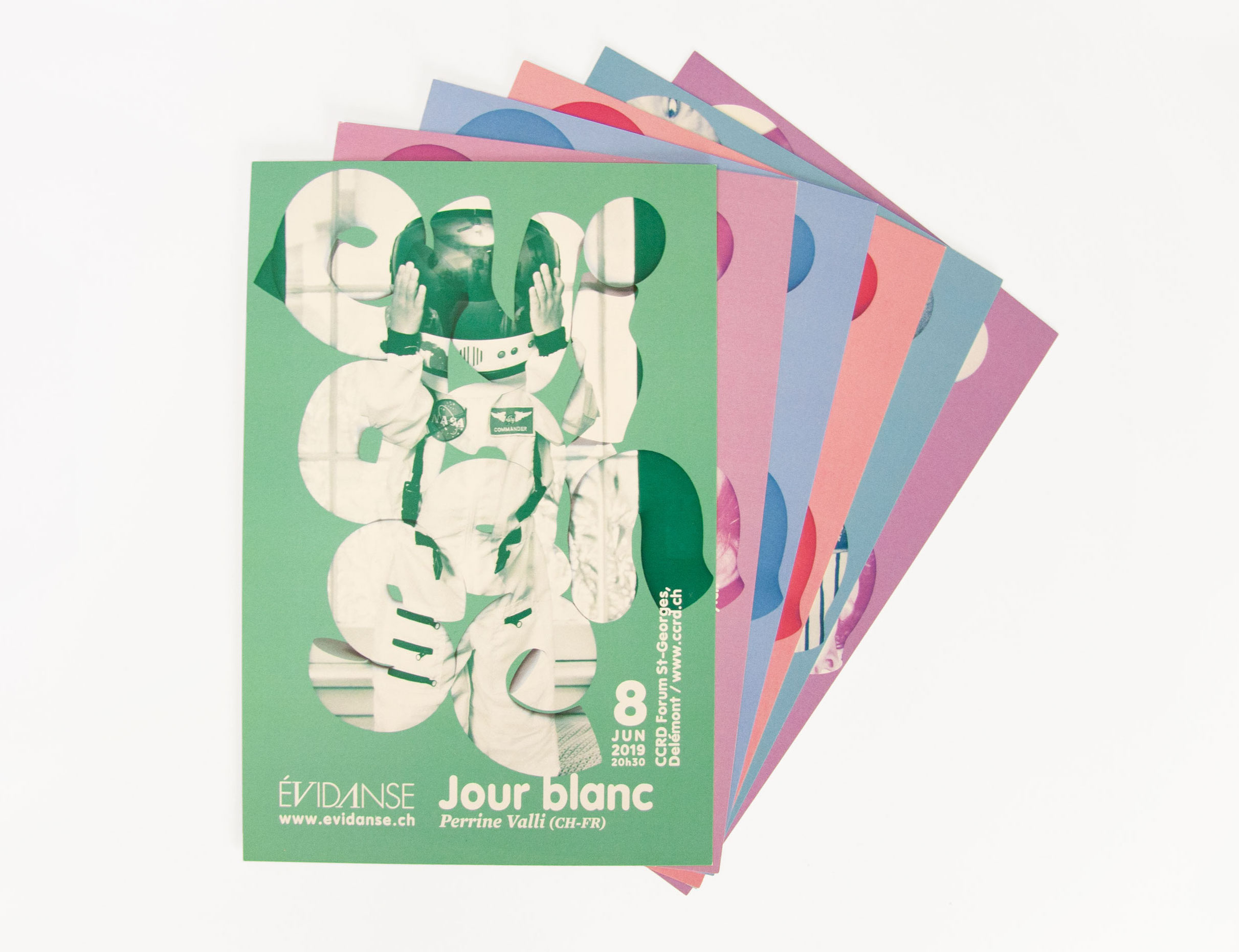 evidanse 2018-2019 flyer jour blanc perrine valli crédit photo alamy - impression imprimerie le franc-montagnard SA - graphisme arnaud chappuis