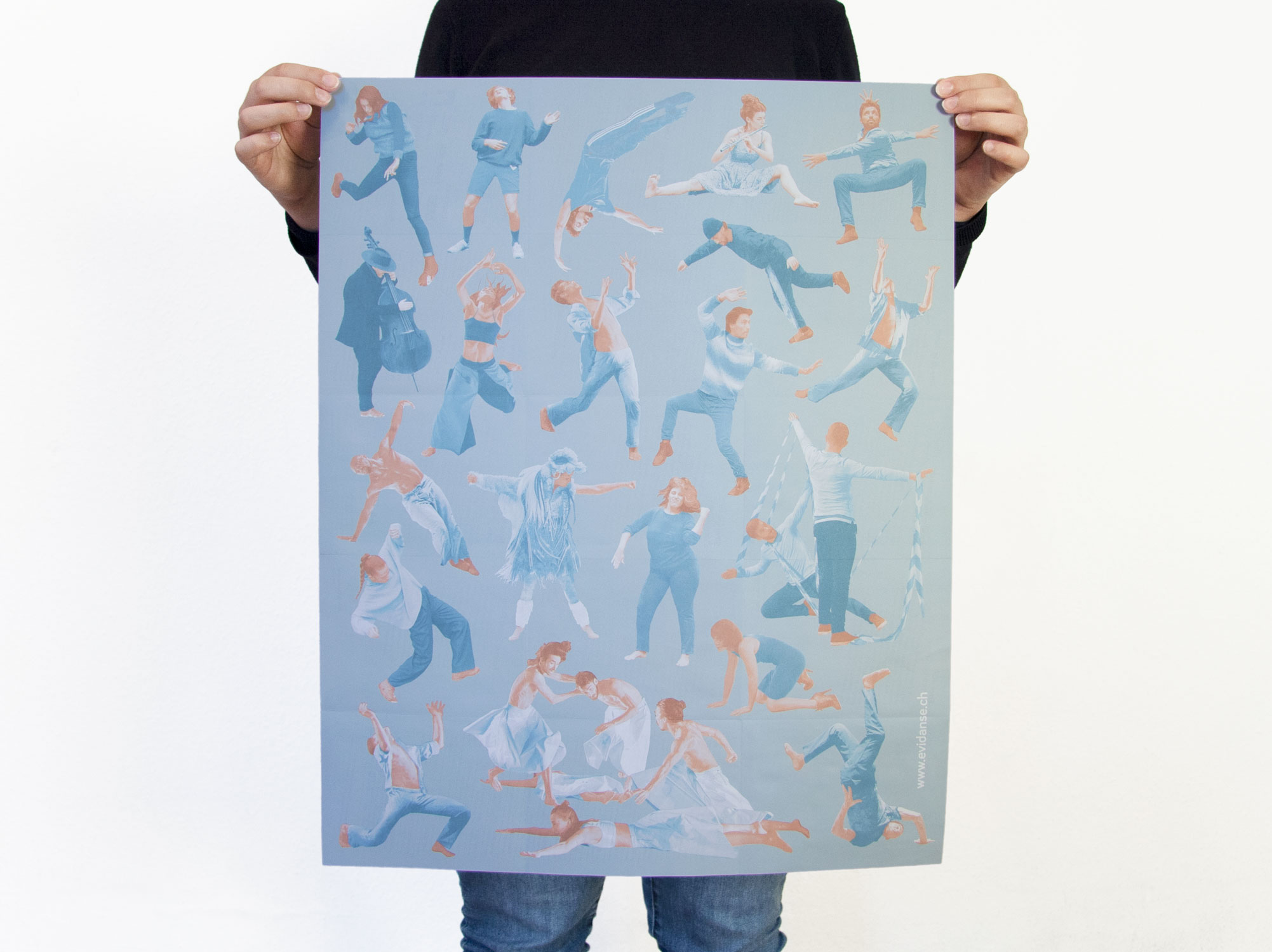 evidanse 2018-2019 dépliant poster - édition evidanse.ch - crédits photo Error 404 DR - Grrrrr Eric Daguin - Forever Nelly Rodriguez - Rebelle-toi, il pleut des cailloux ! Sergio Garibay - Silva Yuri Pires Tavares - Nous trois Nelly Rodriguez - Fête de la Danse Angélique Pichon - Cie Käfig Benoîte Fanton - Portraits in Otherness - Dickson Mbi - Maya Jilan Dong - Wannes Cre - Ioannis Mandafounis Elina Giounanli - impression roossa roossa.ch - graphisme arnaud chappuis