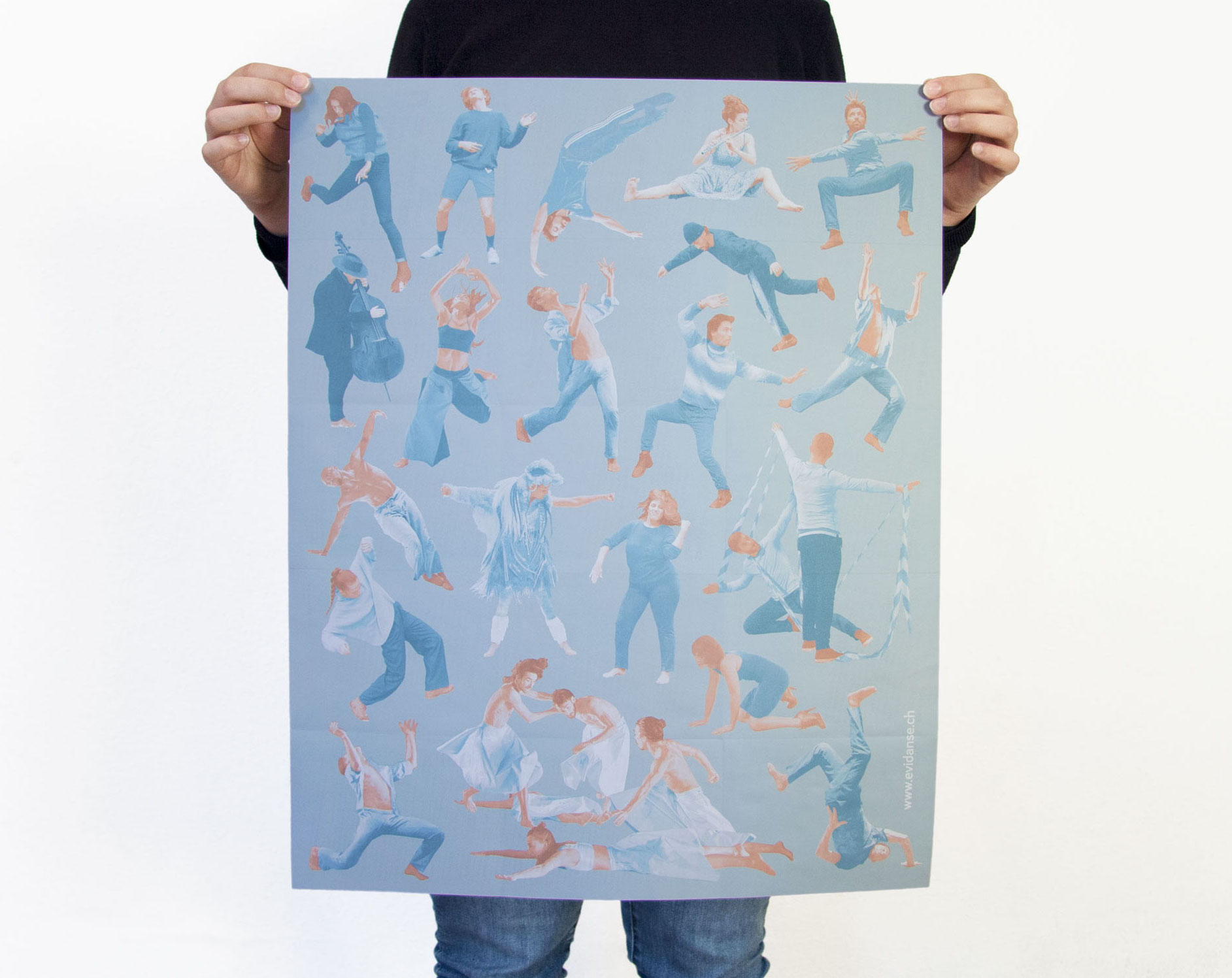 evidanse 2019-2020 dépliant poster - édition evidanse.ch - crédit photo Error 404 - Grrrrr Eric Daguin - Forever Nelly Rodriguez - Rebelle-toi, il pleut des cailloux !  Sergio Garibay - Silva Yuri Pires Tavares - Nous trois Nelly Rodriguez - Fête de la Danse Angélique Pichon - Cie Käfig Benoîte Fanton - Portraits in Otherness - Dickson Mbi - Wannes Cre - Maya Jilan Dong Wannes Cre - Ioannis Mandafounis Elina Giounanli - impression roossa.ch - graphsime arnaud chappuis